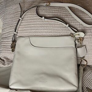 Radley London Elegant Cream Crossbody Bag